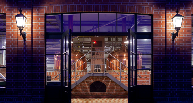 Ansicht auf Brauerei vom Vielanker Brauhaus