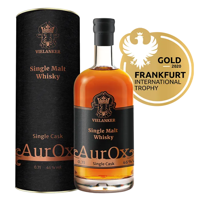 Vielanker AurOx Single Malt Whisky mit Auszeichnung