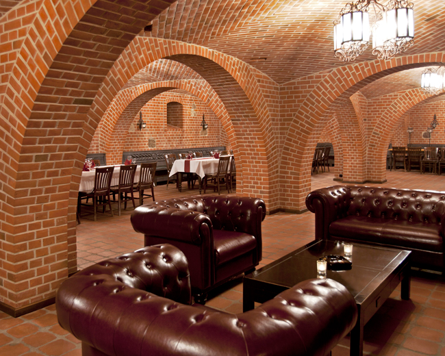 Blick in den Vielanker Brauhaus Gewölbekeller
