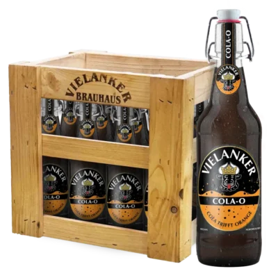 Vielanker Cola-O mit Vielanker Holzkiste