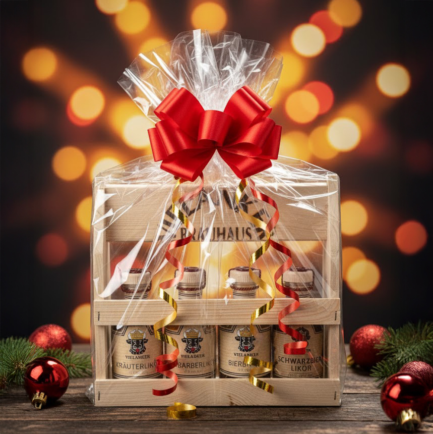 Vielanker Geschenkeset festlich verpackt